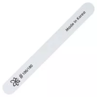 Пилка пластиковая овальная IRISK (06 Белая #100х180)