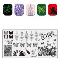 Барбарис, Пластина для стемпинга 12*6 см JR514, 1 шт